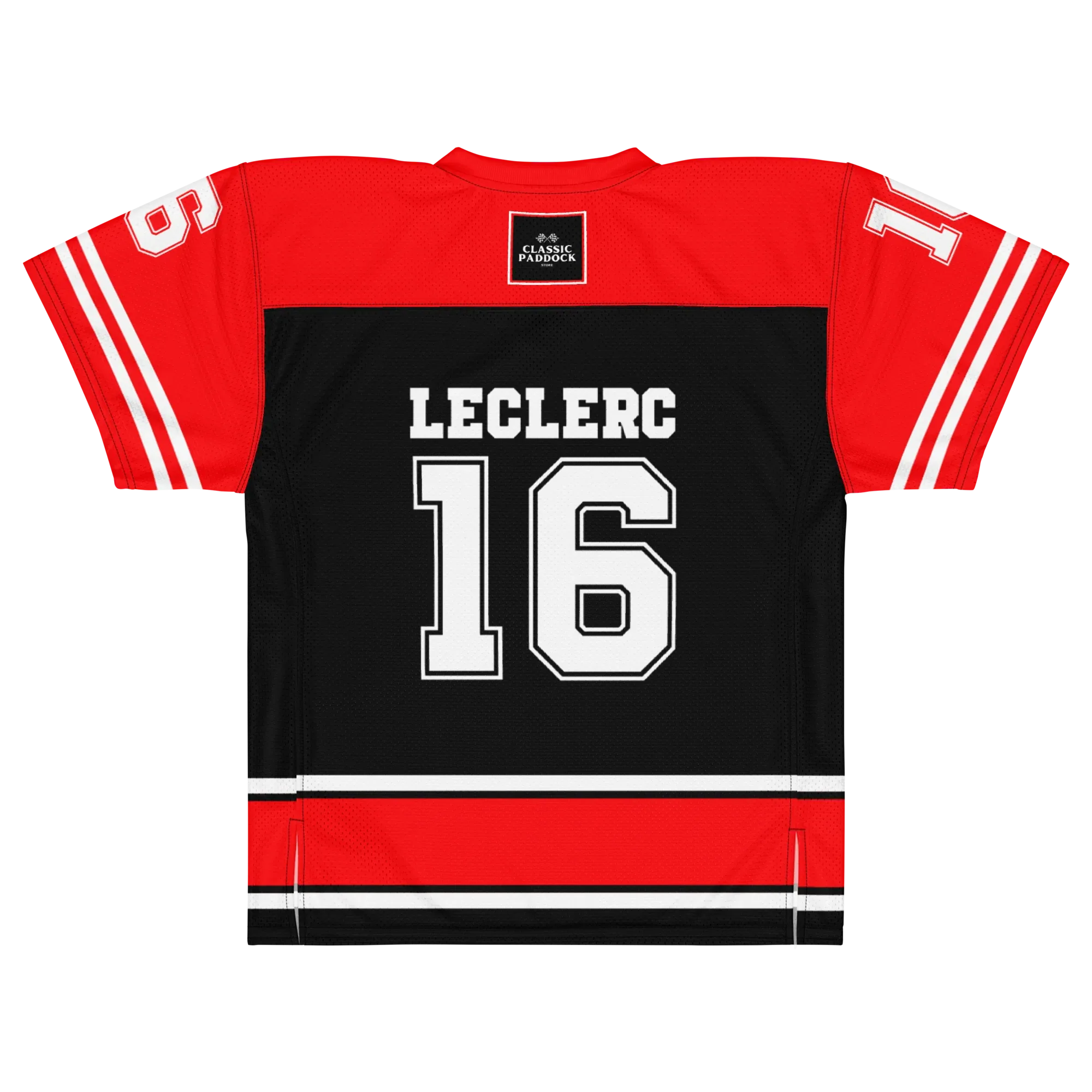 CHARLES LECLERC NFL JERSEY - BLACK - ClassicPaddockStore