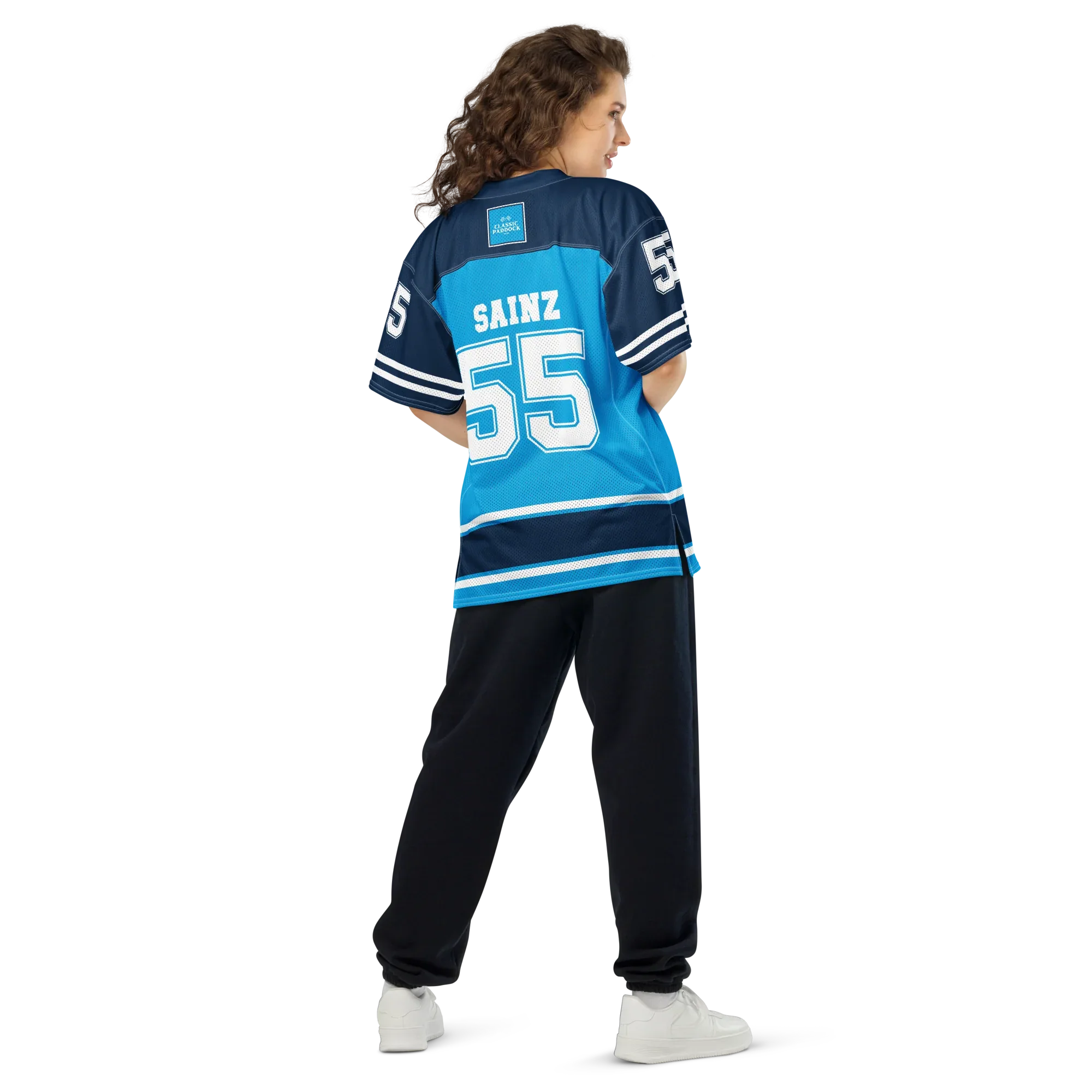 CARLOS SAINZ NFL JERSEY - LIGHT BLUE - ClassicPaddockStore
