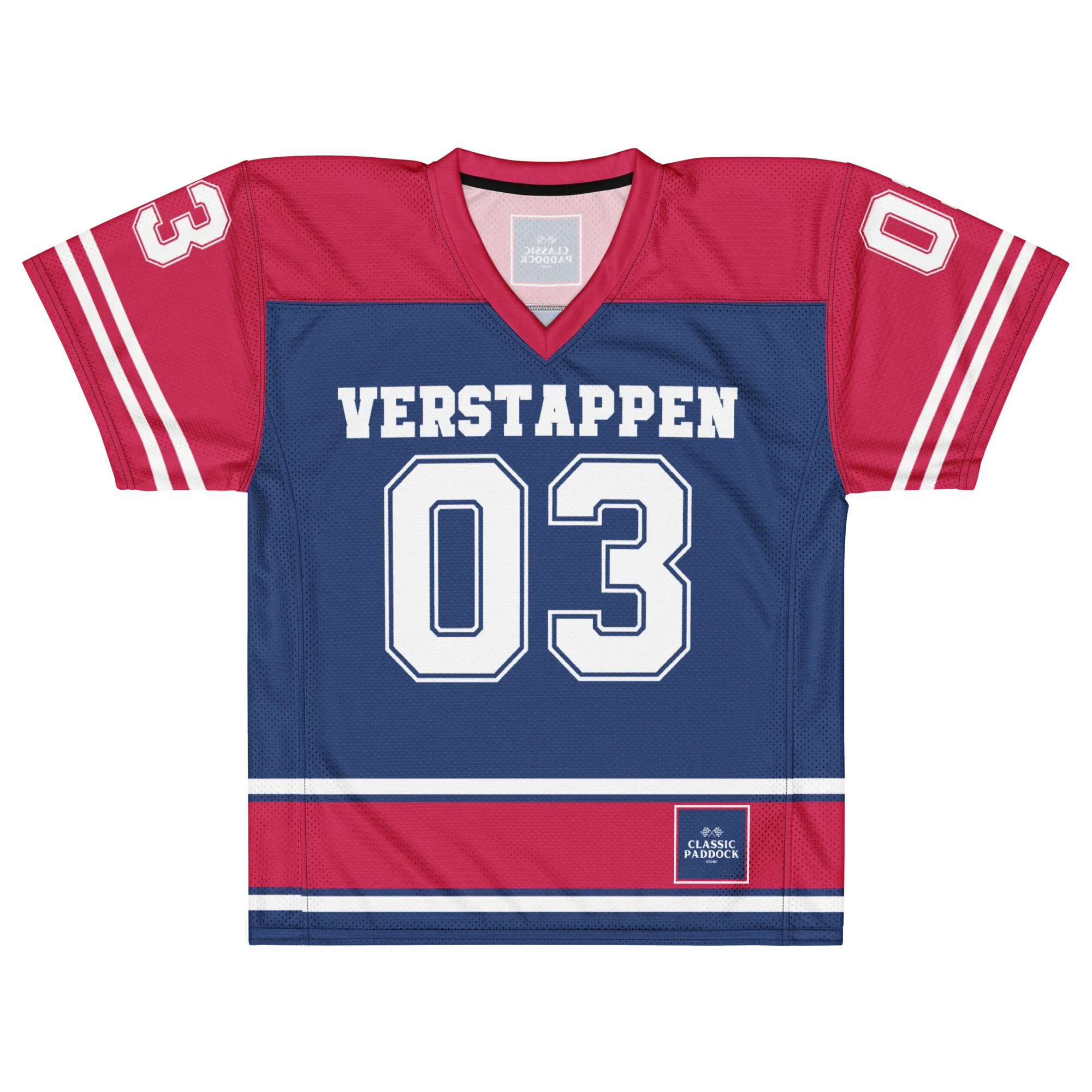 MAX VERSTAPPEN NFL JERSEY - BLUE - ClassicPaddockStore