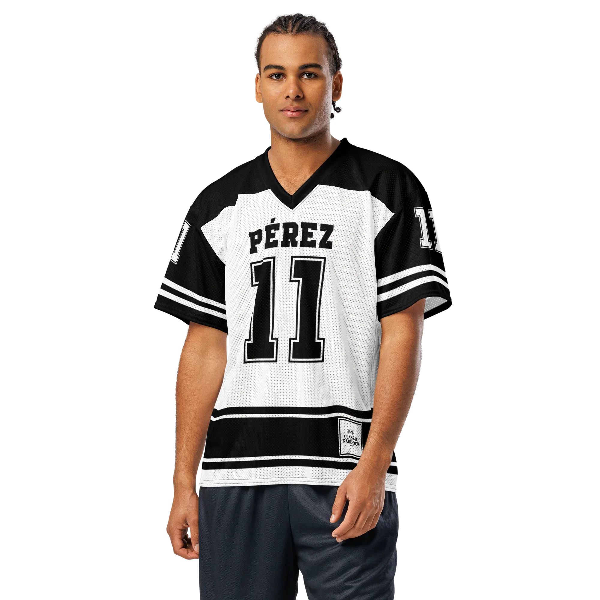 CHECO PÉREZ NFL JERSEY - WHITE - ClassicPaddockStore