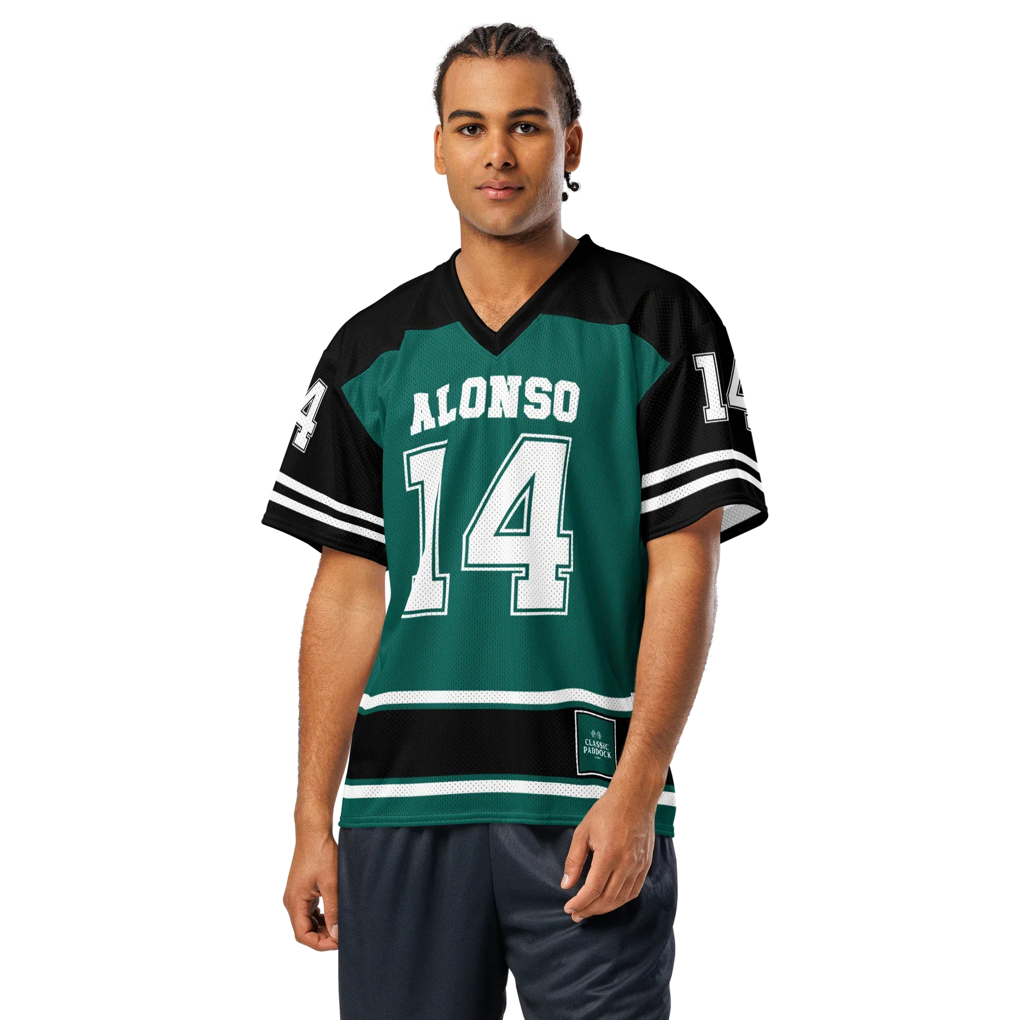 FERNANDO ALONSO NFL JERSEY - GREEN - ClassicPaddockStore