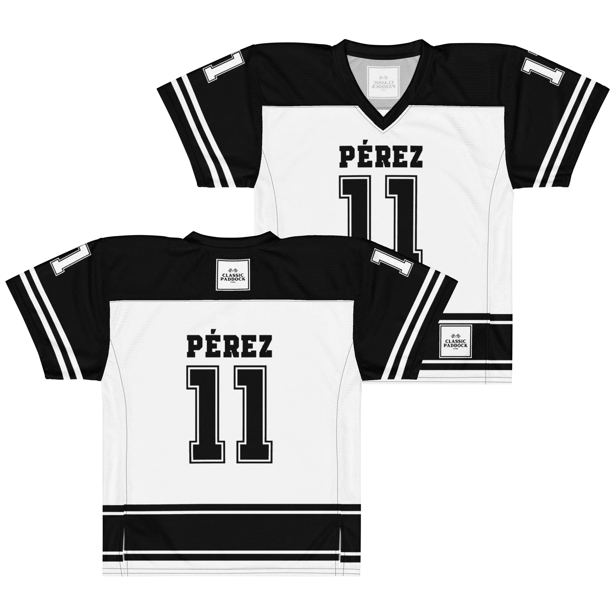 CHECO PÉREZ NFL JERSEY - WHITE - ClassicPaddockStore