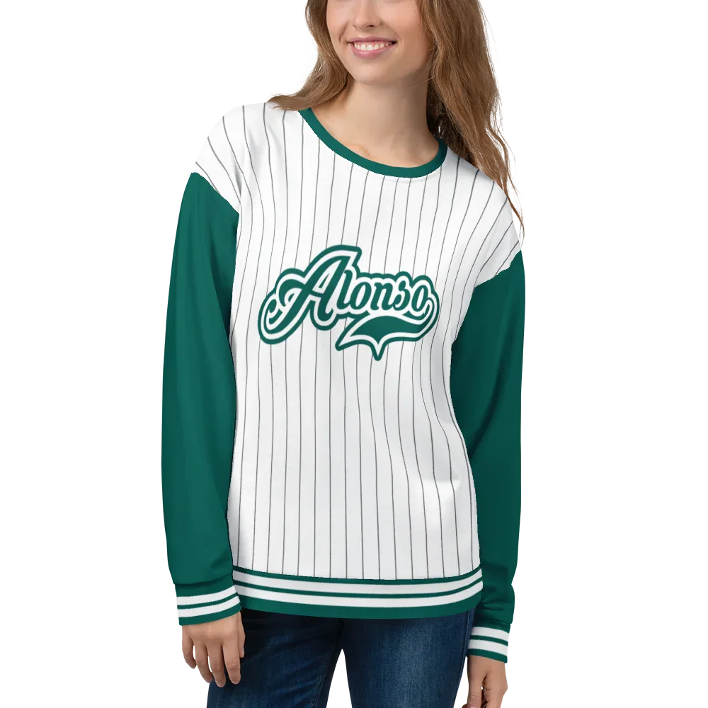 FERNANDO ALONSO BASEBALL SWEATSHIRT - ClassicPaddockStore