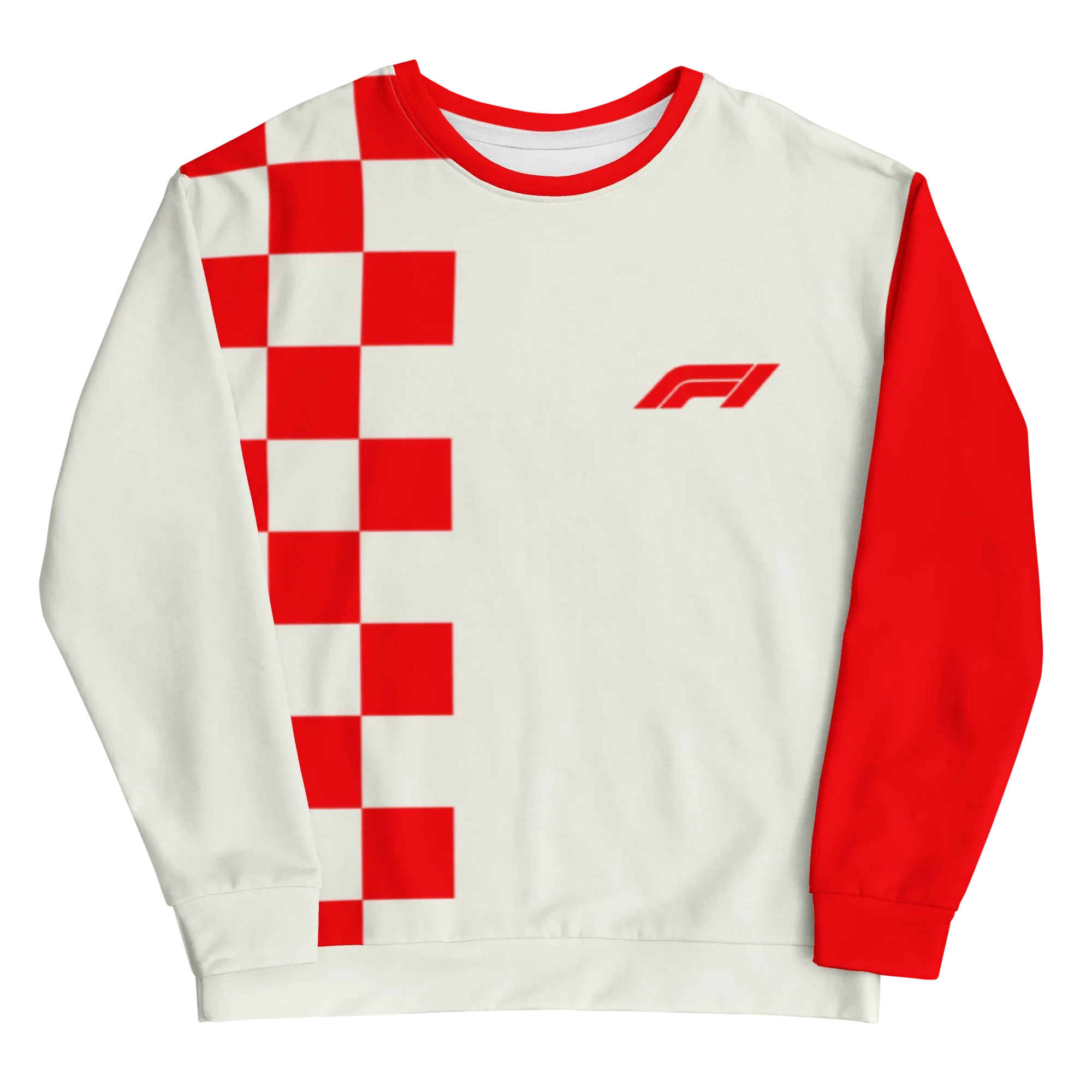 FORMULA 1 VINTAGE SWEATSHIRT - RED - ClassicPaddockStore