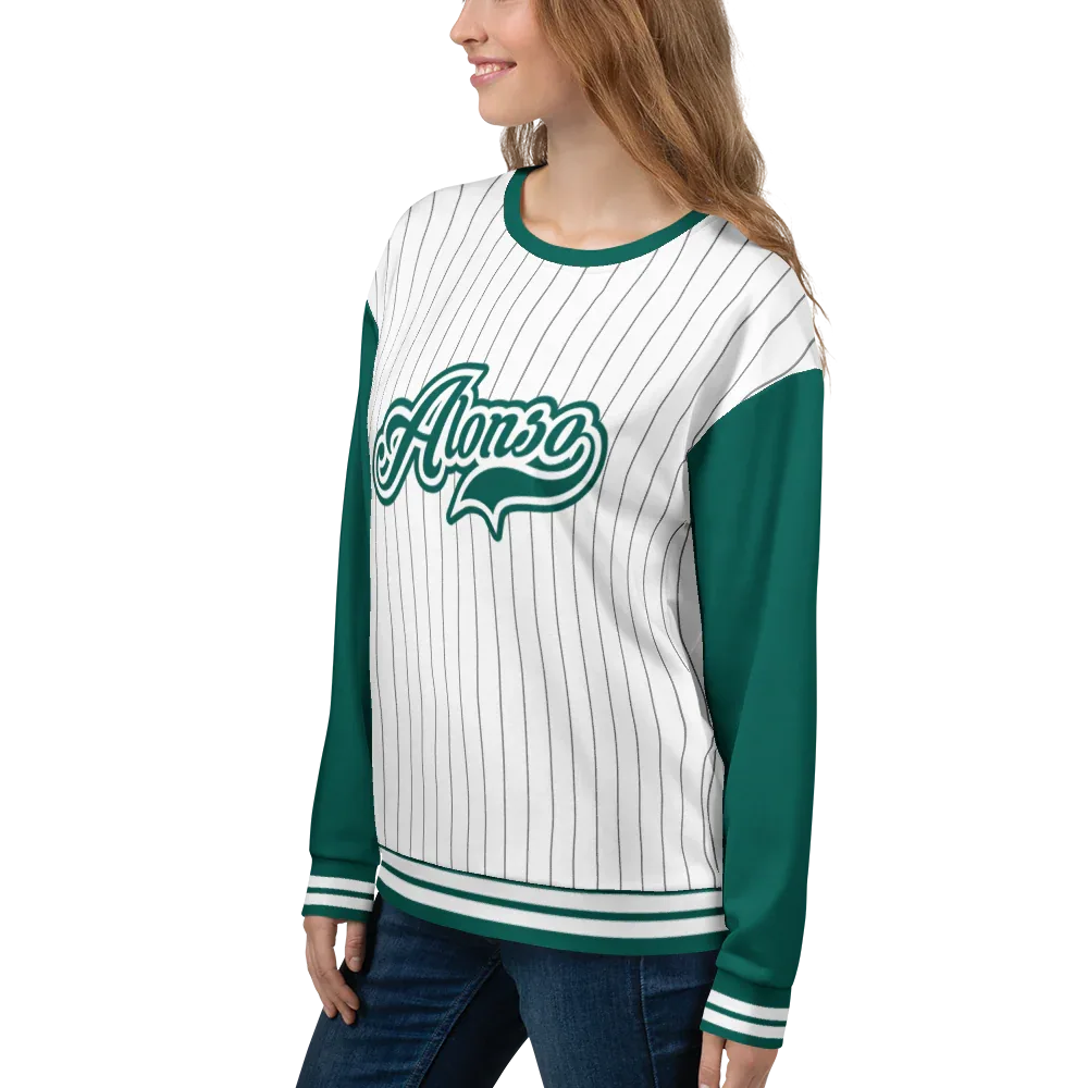 FERNANDO ALONSO BASEBALL SWEATSHIRT - ClassicPaddockStore