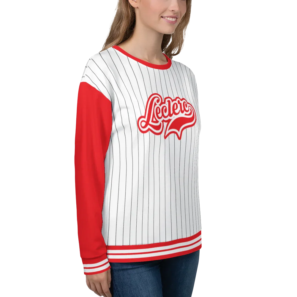 CHARLES LECLERC BASEBALL SWEATSHIRT - ClassicPaddockStore