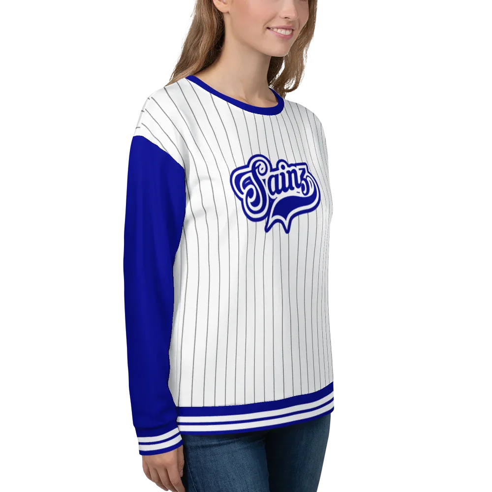 CARLOS SAINZ BASEBALL SWEATSHIRT - ClassicPaddockStore