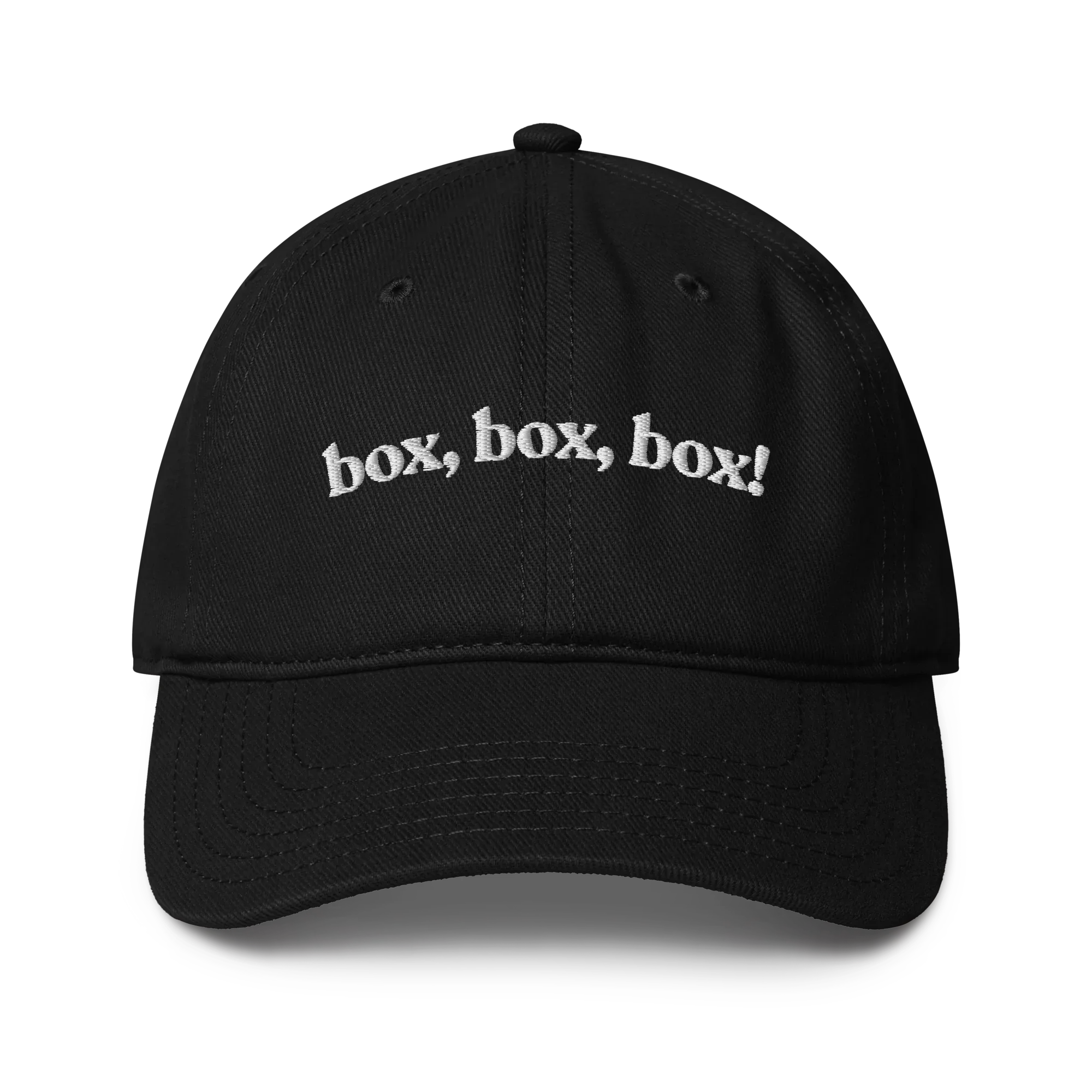 BOX BOX BOX! BASEBALL CAP - ClassicPaddockStore
