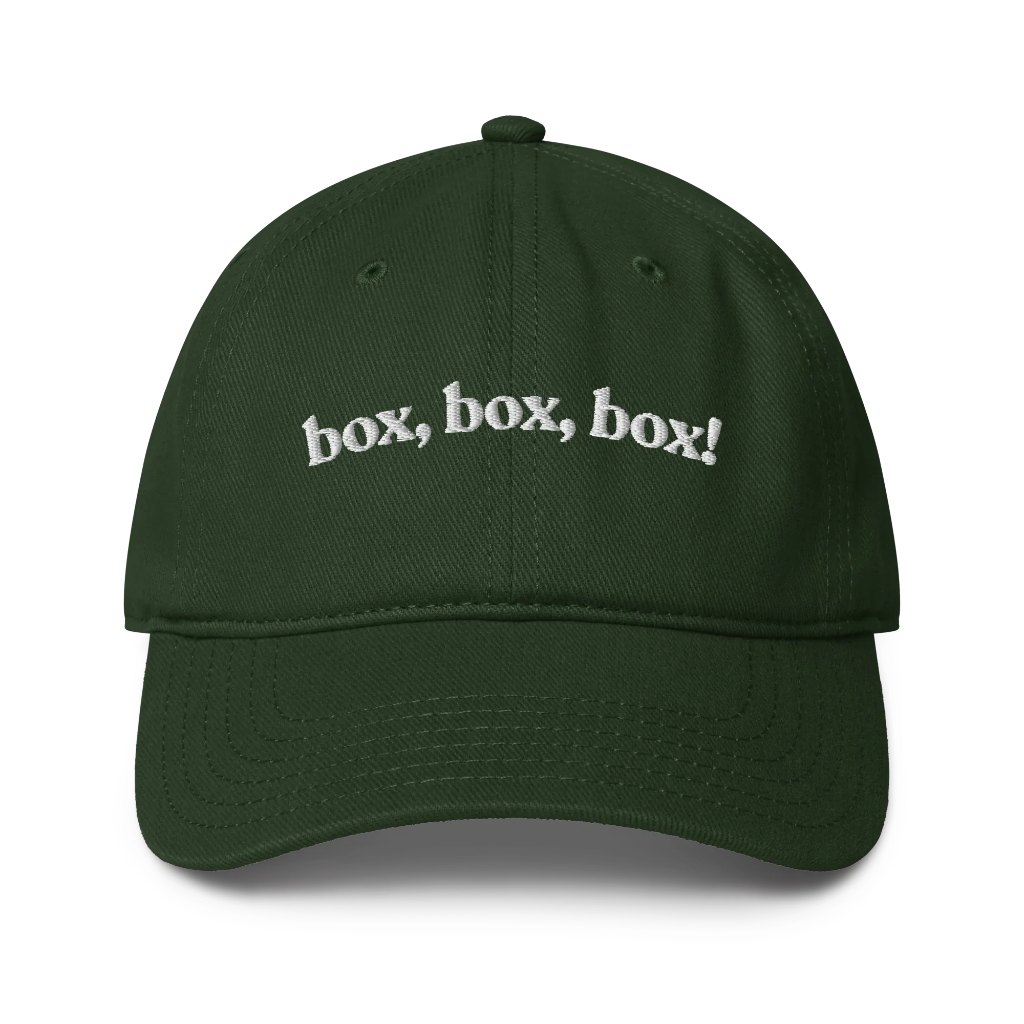 BOX BOX BOX! BASEBALL CAP - ClassicPaddockStore