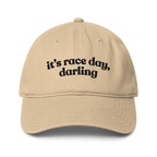 IT'S RACE DAY BASEBALL CAP - WHITE - ClassicPaddockStore