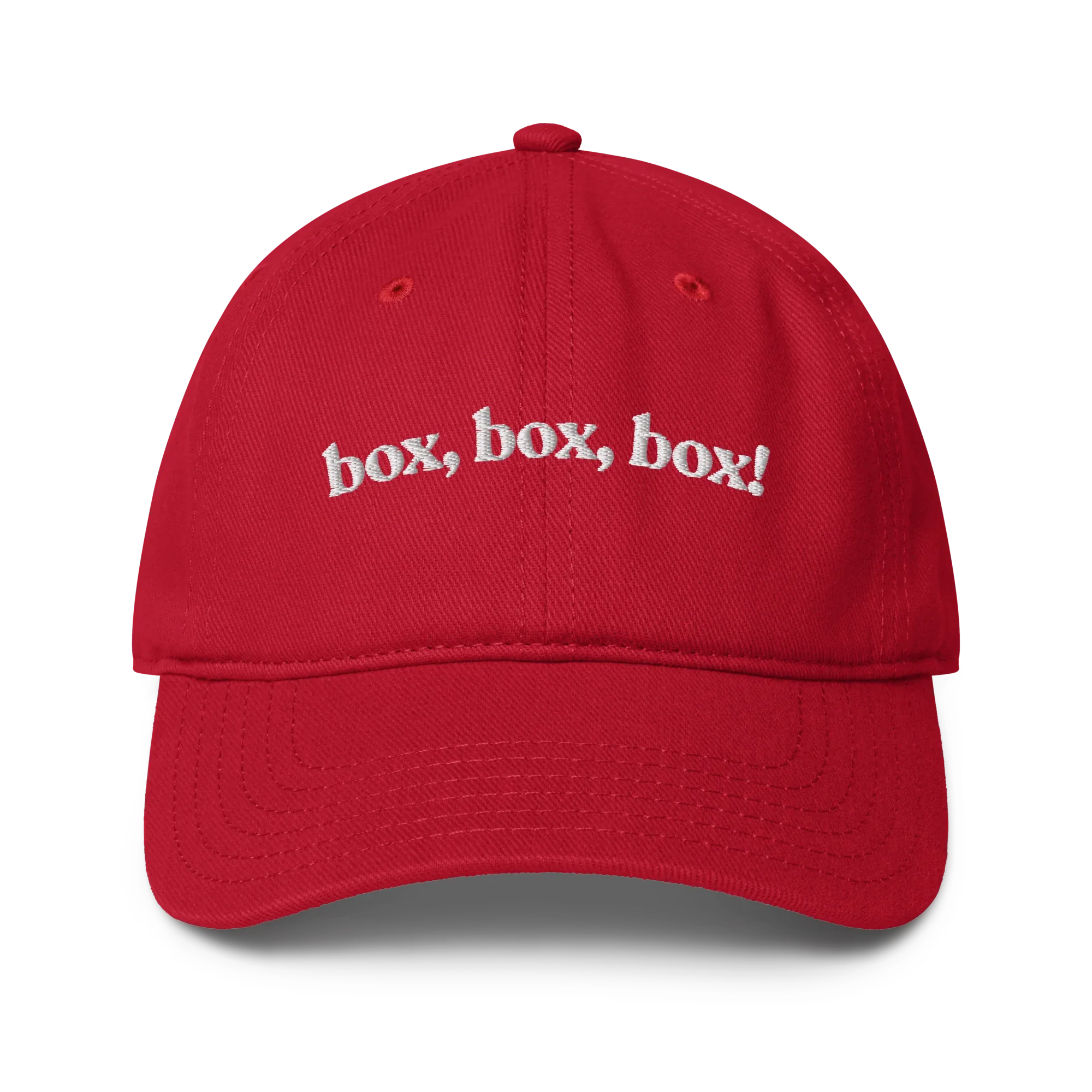 BOX BOX BOX! BASEBALL CAP - ClassicPaddockStore
