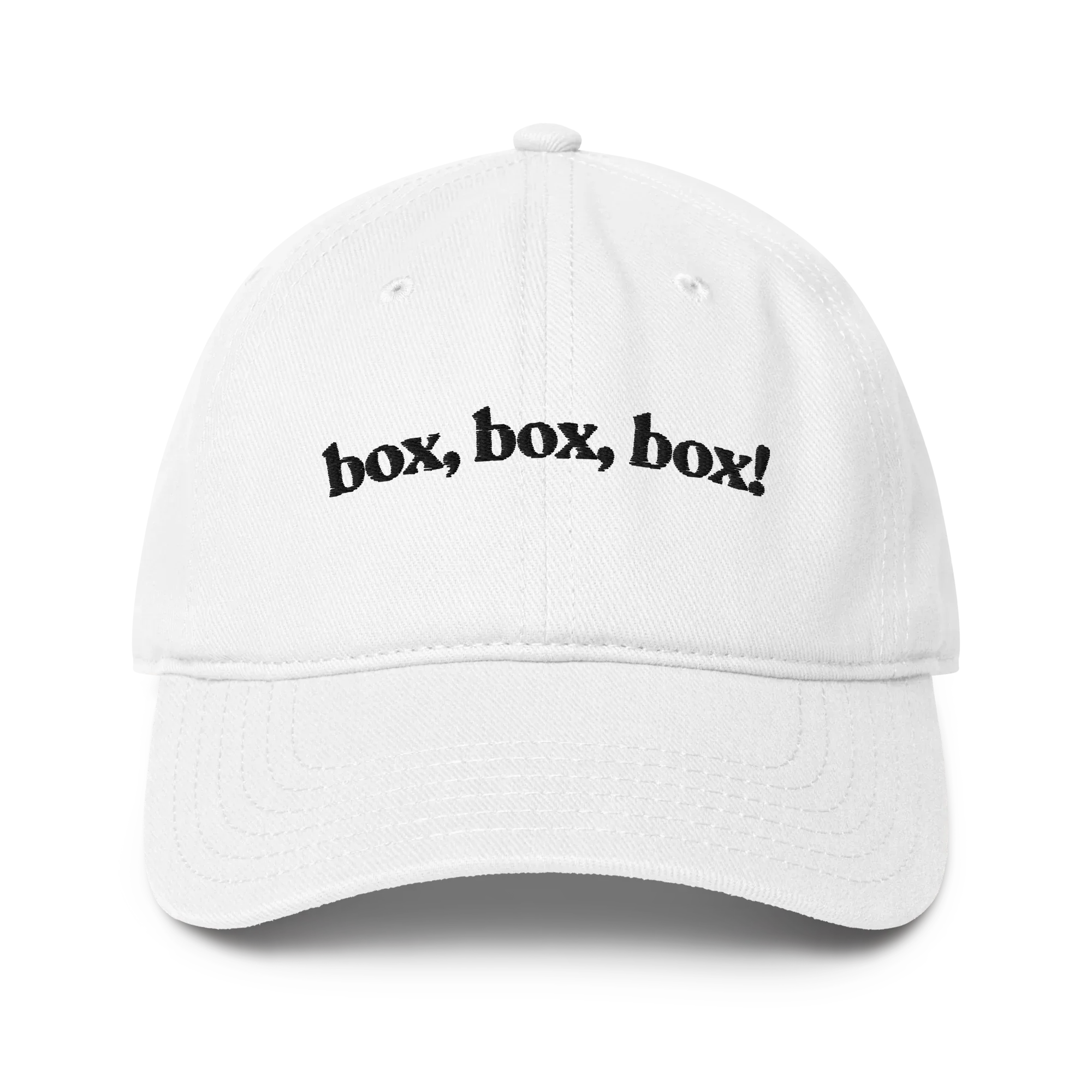 BOX BOX BOX! BASEBALL CAP - ClassicPaddockStore
