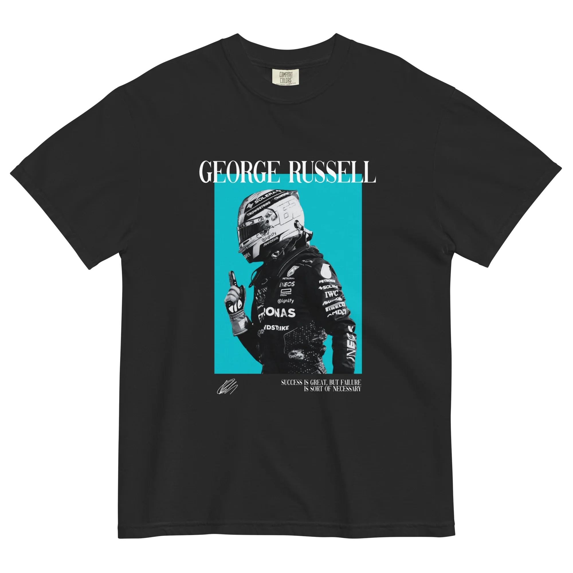 GEORGE RUSSELL MERCEDES T-SHIRT - ClassicPaddockStore