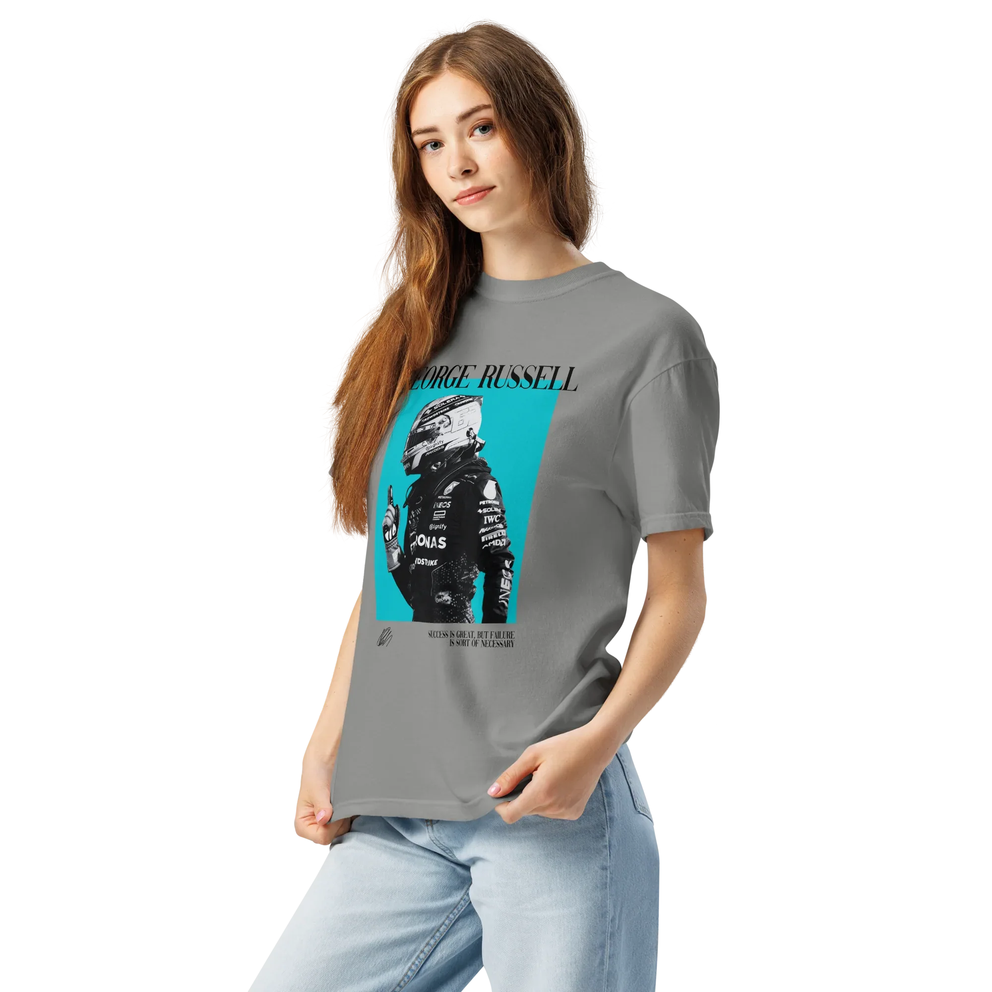 GEORGE RUSSELL MERCEDES T-SHIRT - ClassicPaddockStore