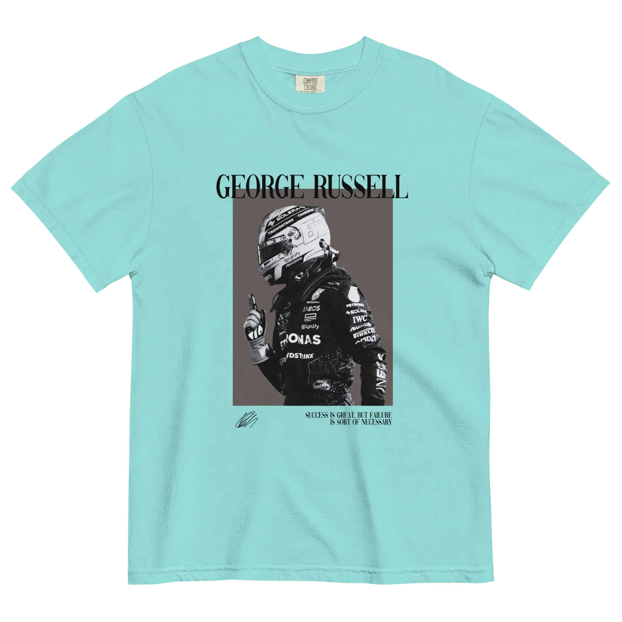 GEORGE RUSSELL MERCEDES T-SHIRT - ClassicPaddockStore