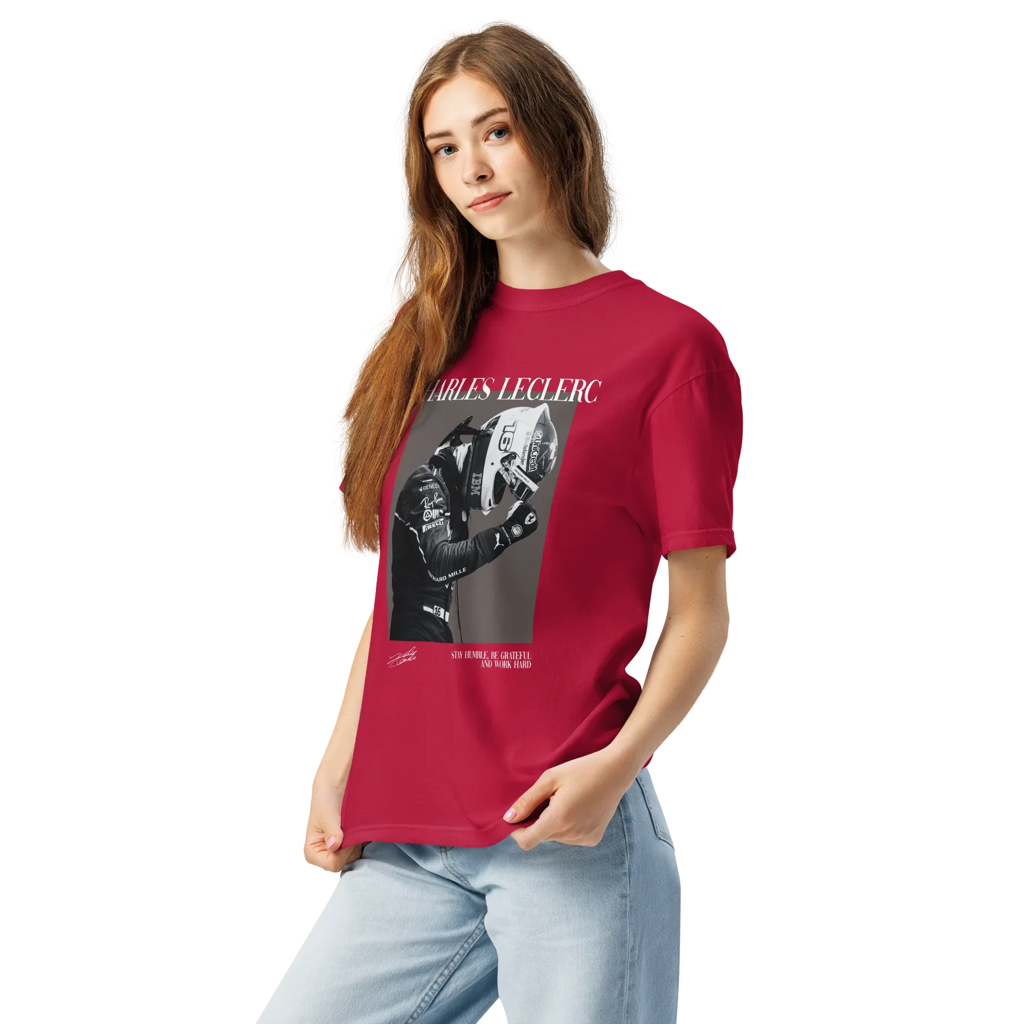 CHARLES LECLERC FERRARI T-SHIRT - ClassicPaddockStore