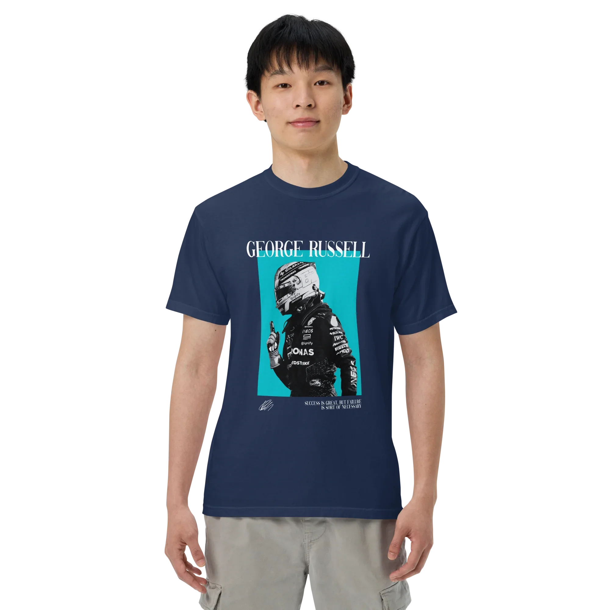 GEORGE RUSSELL MERCEDES T-SHIRT - ClassicPaddockStore