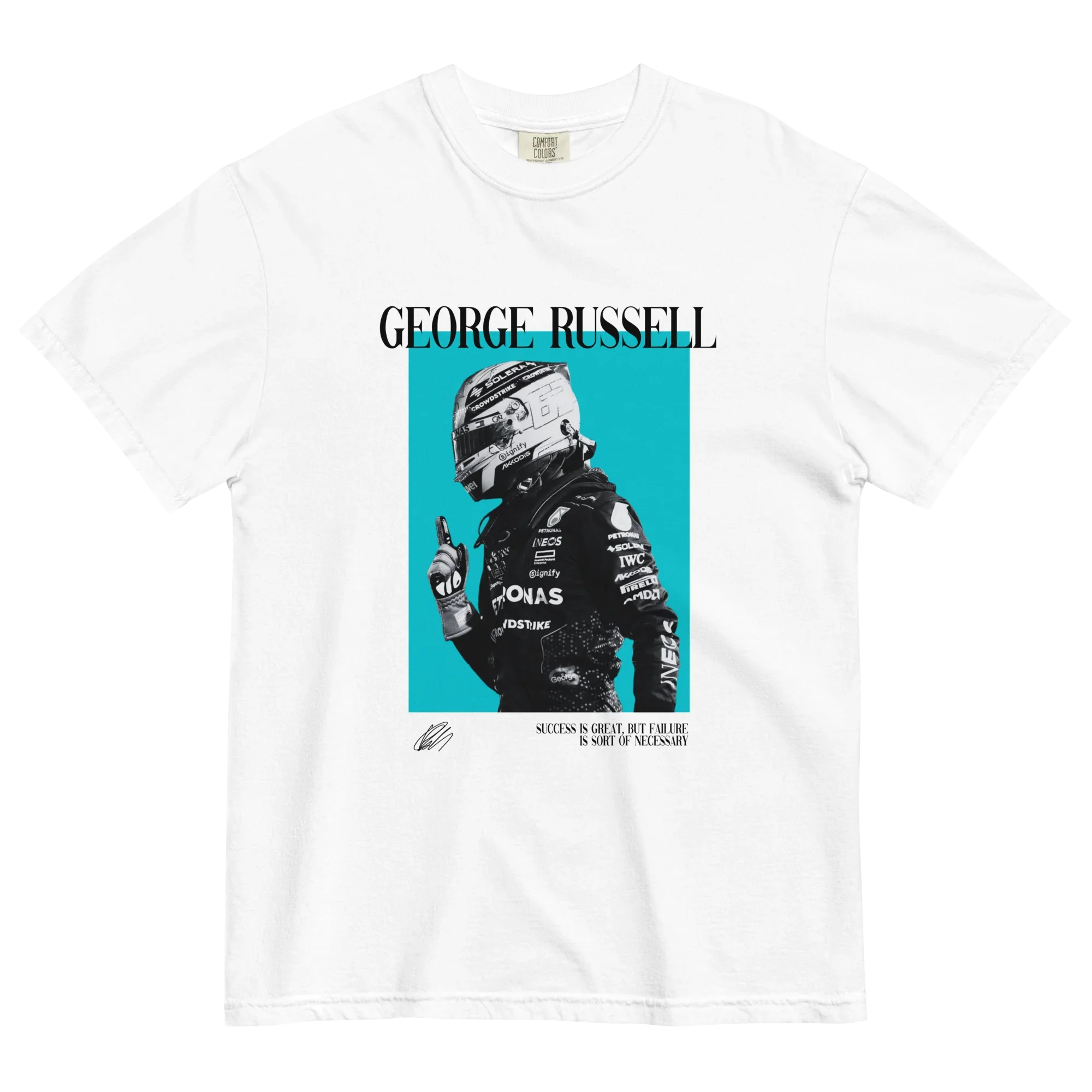 GEORGE RUSSELL MERCEDES T-SHIRT - ClassicPaddockStore