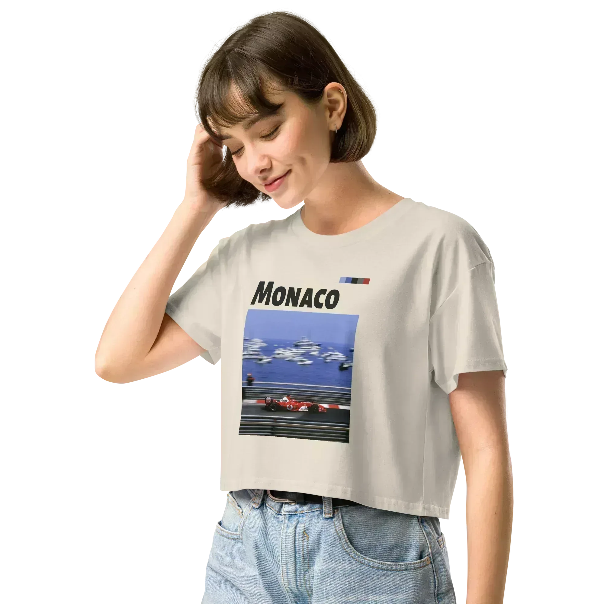 MONACO VINTAGE CROP TOP - ClassicPaddockStore