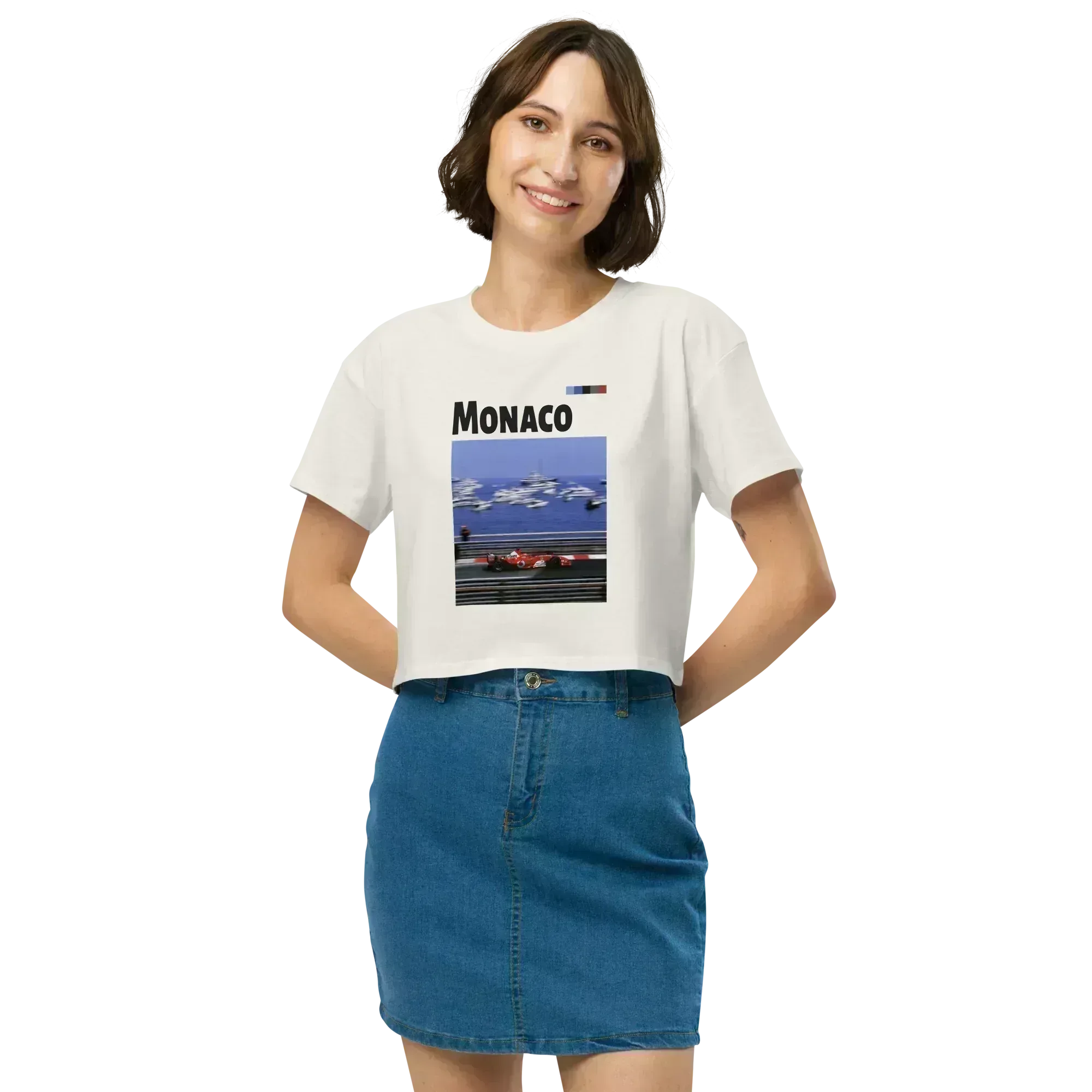 MONACO VINTAGE CROP TOP - ClassicPaddockStore