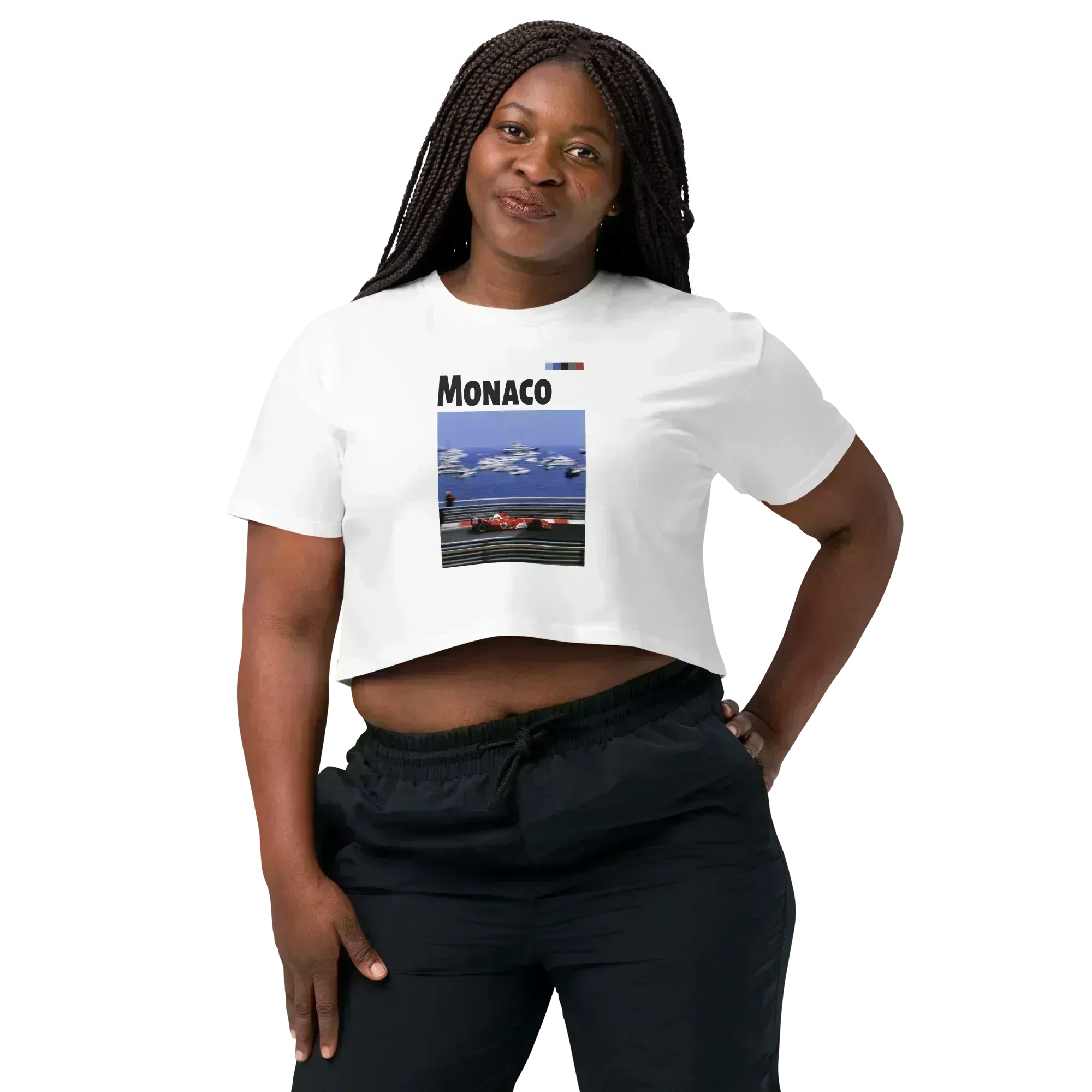 MONACO VINTAGE CROP TOP - ClassicPaddockStore